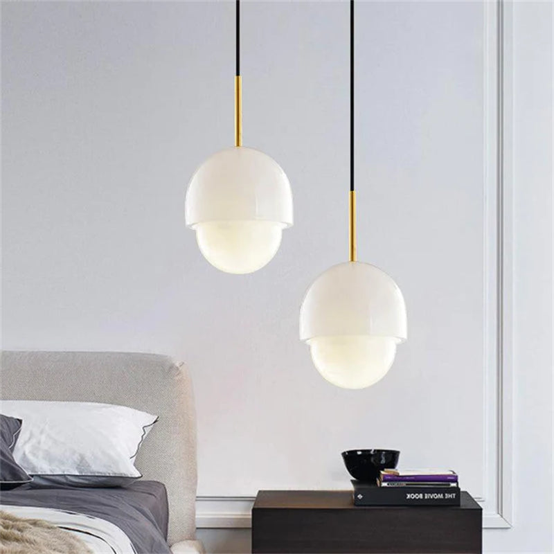Mila Modern Alabaster Pendant Light For Living Room Pendant Light Kevin Studio Inc