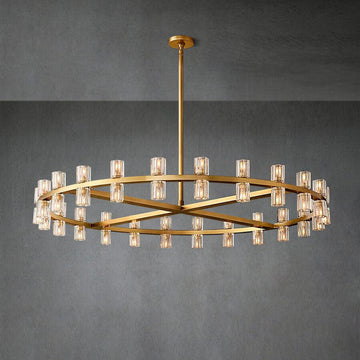 Arcachen Crystal Round Chandelier 48"