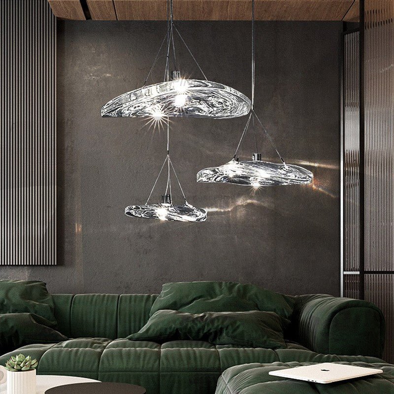 Olivialamps® Italian New Design Glass Chandelier For Dining Room, Dressing Room Warm Light / Dia13.8" / Dia35.0cm