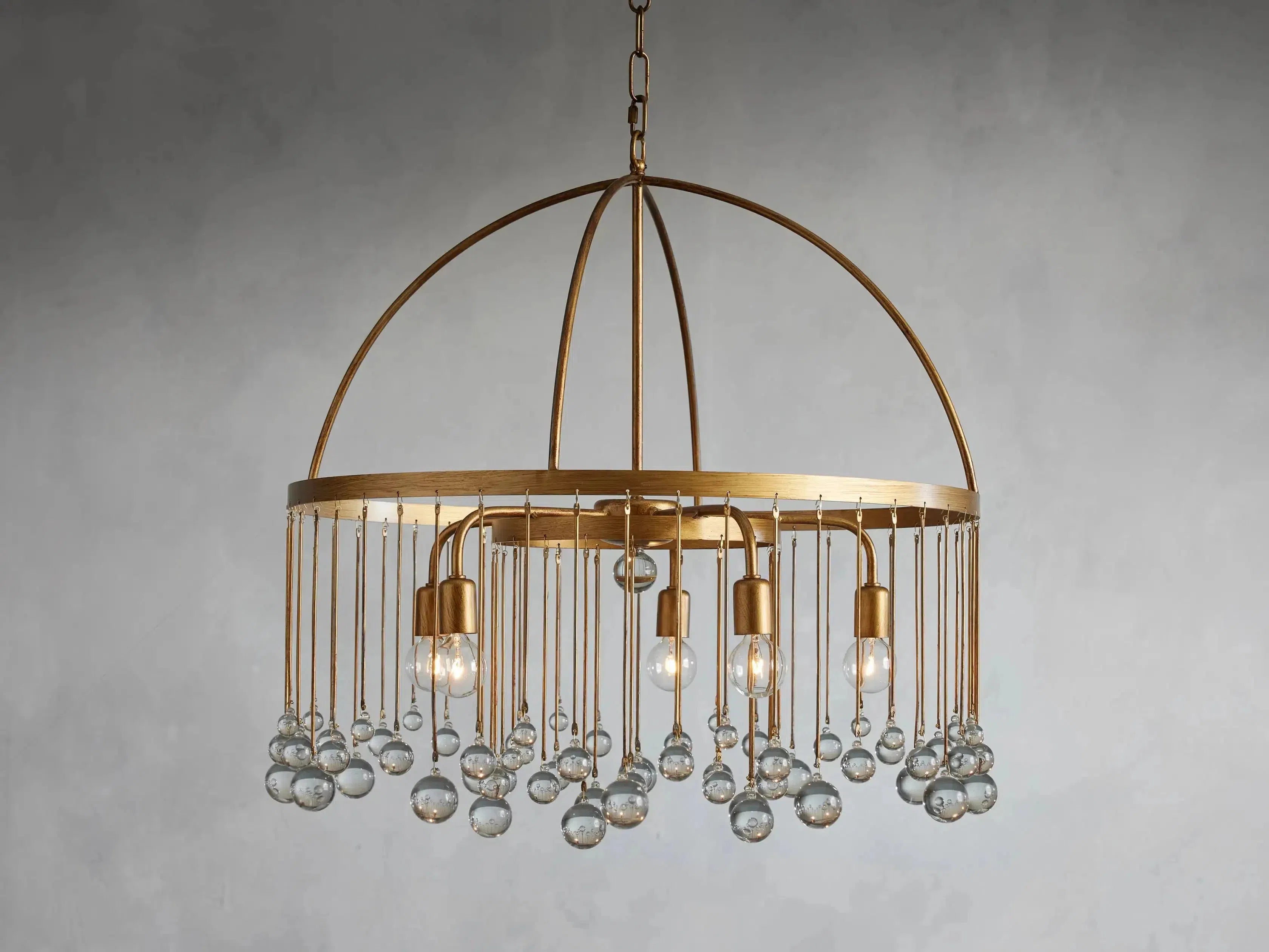 Olivia Lamps Aubrey Chandelier - Thumbnail 2