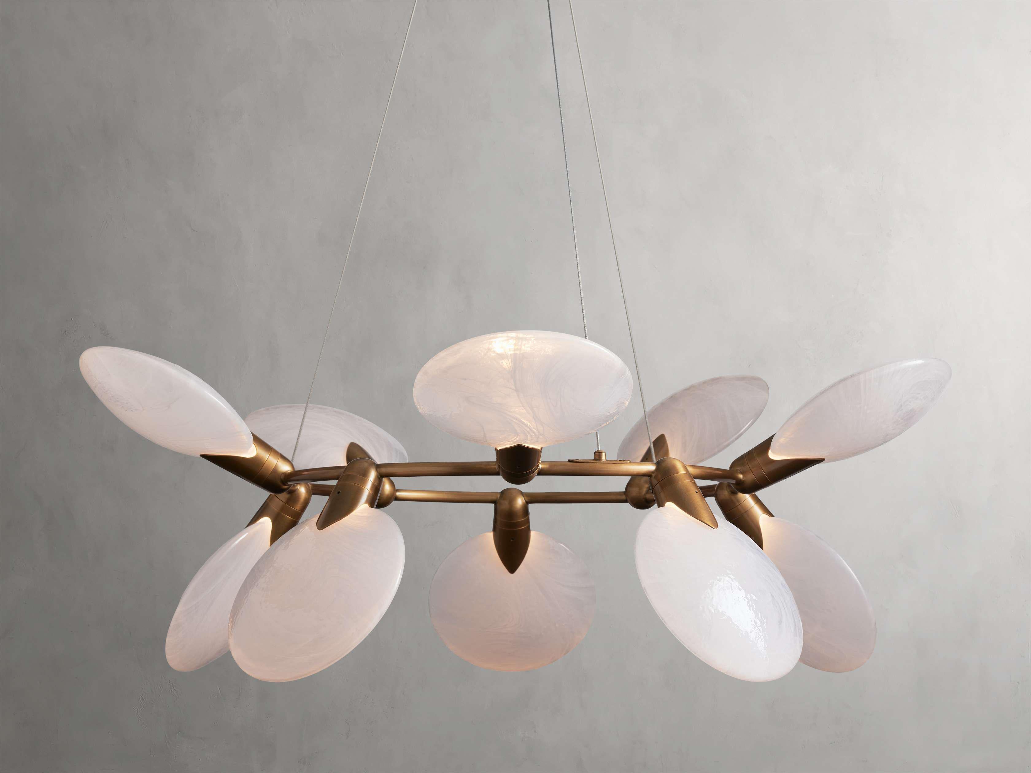 Olivia Lamps Lyla Halo Chandelier - Thumbnail 3