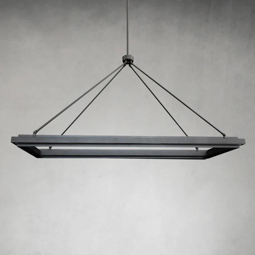 Peral Rectangular Chandelier 50"62"