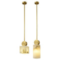 Etruscan alabaster Pendant Light