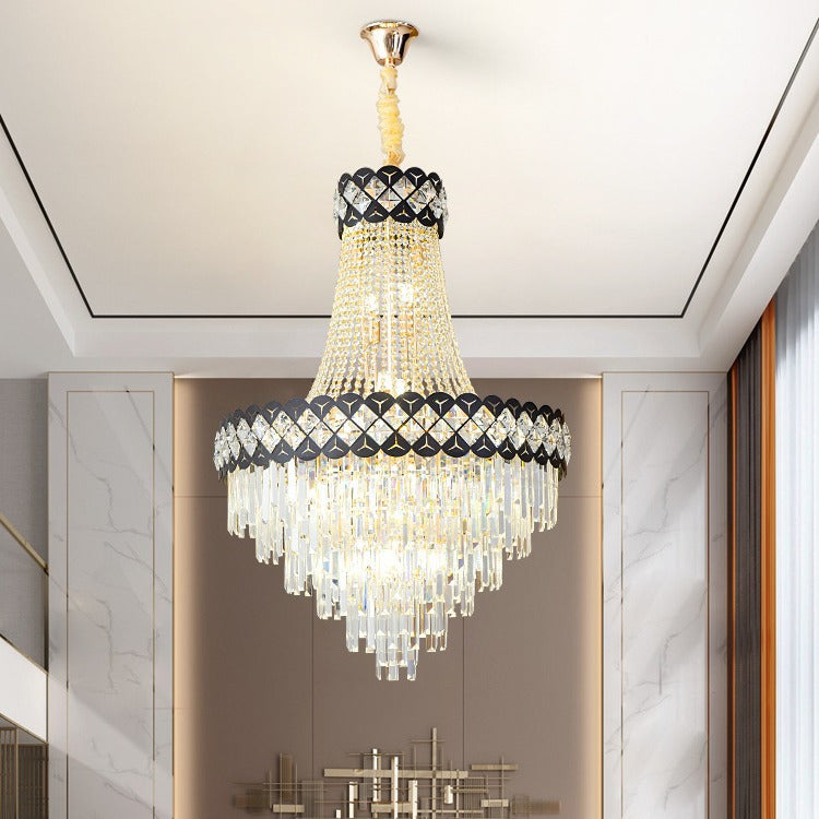 Large Chandelier Villa Light Luxury Living Room Crystal Chandelier
