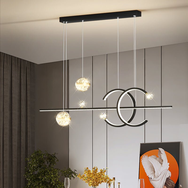 Olivialamps® Luxury LED Pendant Light in a Nordic style for Dining Room, Kitchen, Bedroom Cool Light / Black
