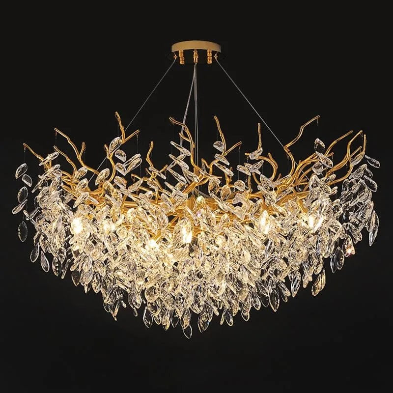 The price difference of Renata Polyhedral Crystal Branch Chandelier