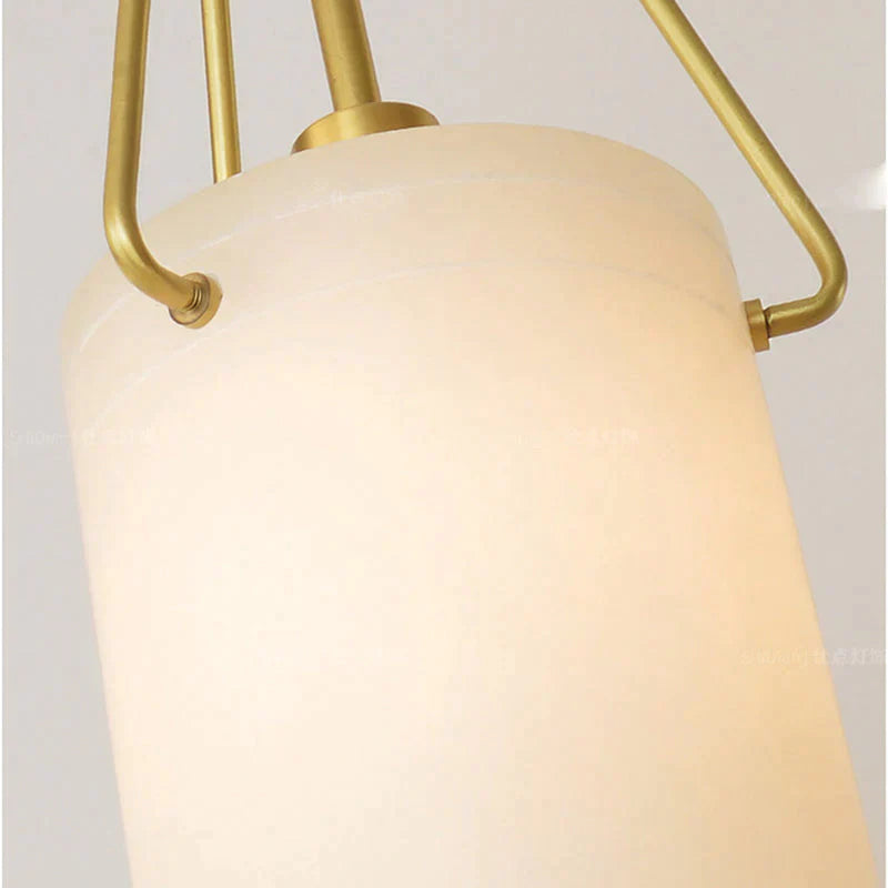 Nina Modern Alabaster  Pendant Light, Alabaster Pendant Lamp Besides Bed Pendant Light Kevin Studio Inc   