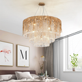 Round Multiple Tier Crystal Chandelier - Ineffable Lighting