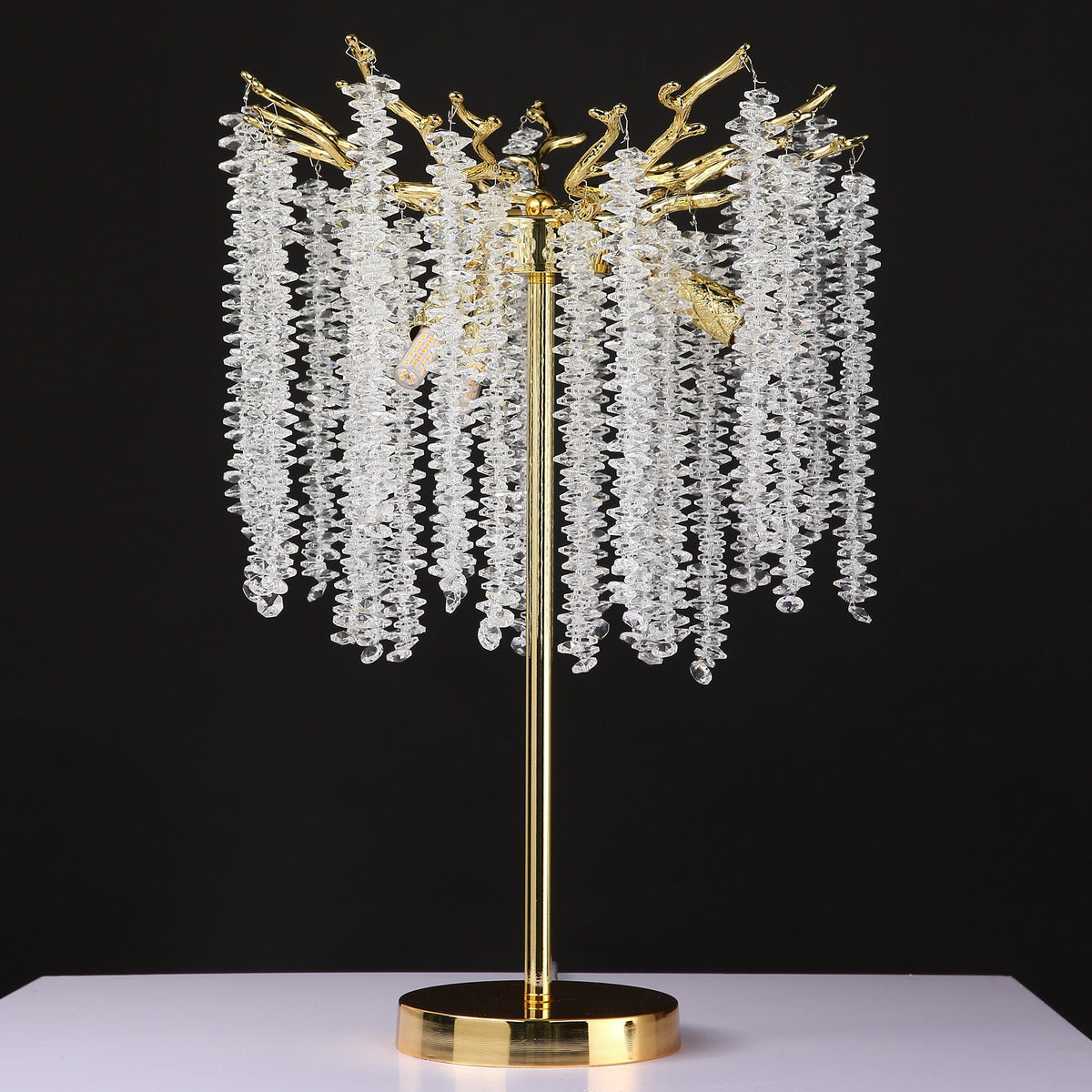Corris Modern Crystal Branch Table Lamps - Ineffable Lighting