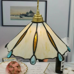 Olivia Lamps Colorful Tiffany Style Stained Glass Pendant Light Dining Room/Bar/Bedside