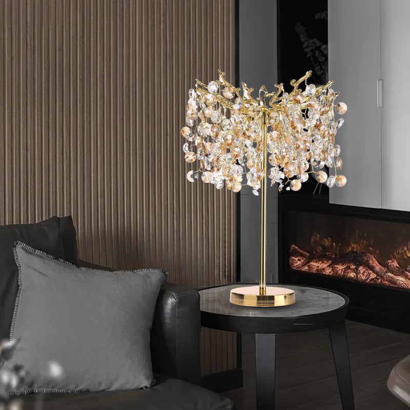 Ralap Modern Crystal Gold Table Lamp - Ineffable Lighting