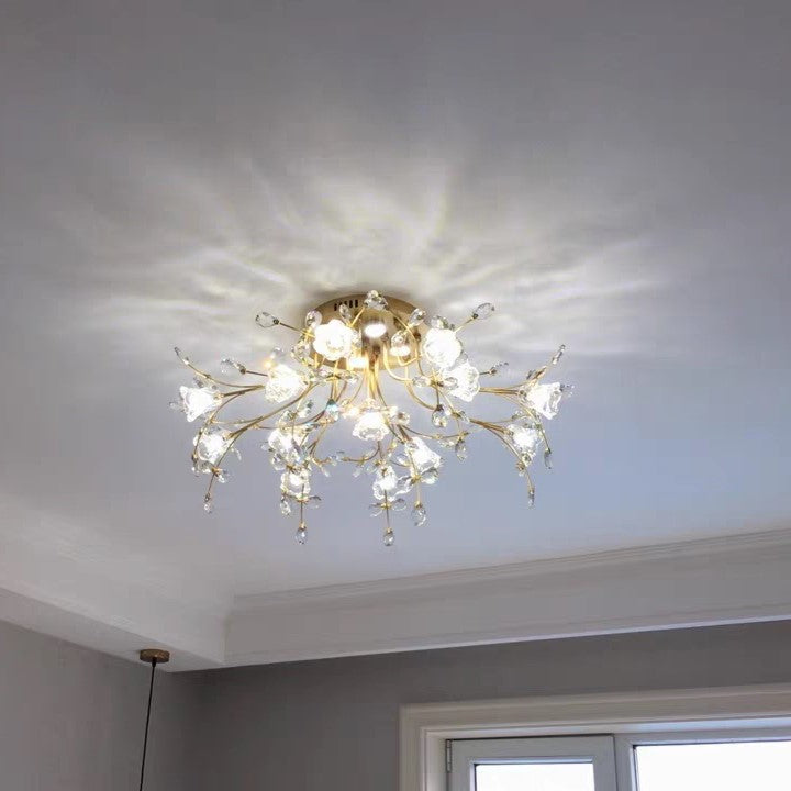Olivialamps European Modern Minimalist Flush Mount Lamp For Bedroom/Dining Room/Dining Room