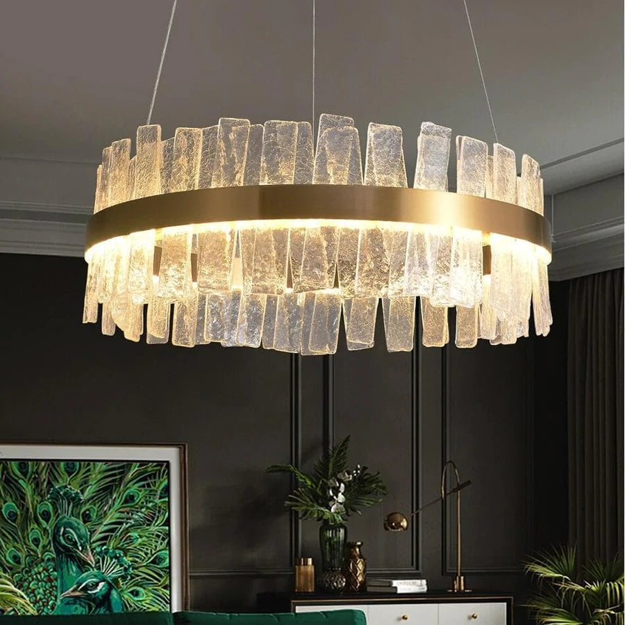 Andrea Round Crystal Chandelier