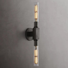 Mussey Modern Industrial Candlestick Wall Light - Ineffable Lighting