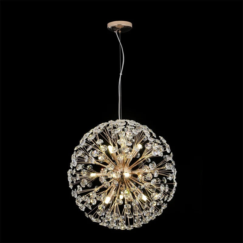 Dandelion Spherical Crystal Pendant Light