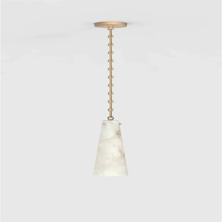 Contemporary Alabaster Pendant Light For Kitchen Island, Living Room