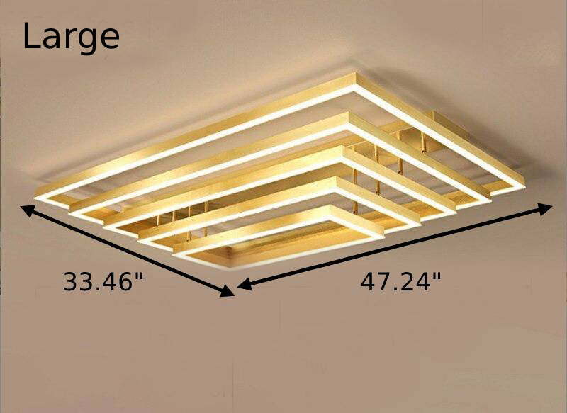 Luxurious Wooden Semi-Flush Mount Ceiling Light / Lixra