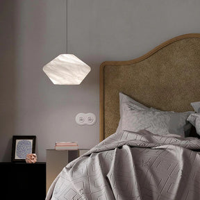 Larry Alabaster Simple Bedside Modern Pendant Light