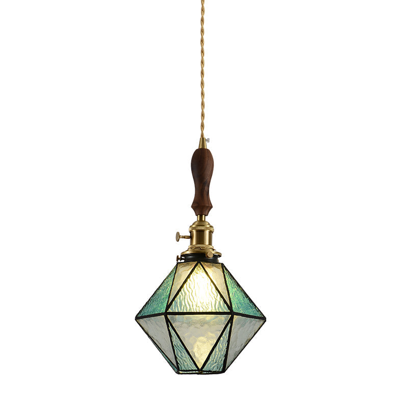 Olivia Lamps Colorful Tiffany Style Stained Glass Pendant Light Dining Room/Bar/Bedside