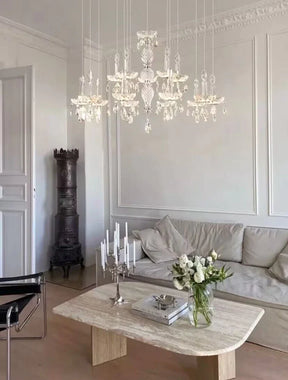 Olivialamps Laura Creative Candle Crystal Chandelier