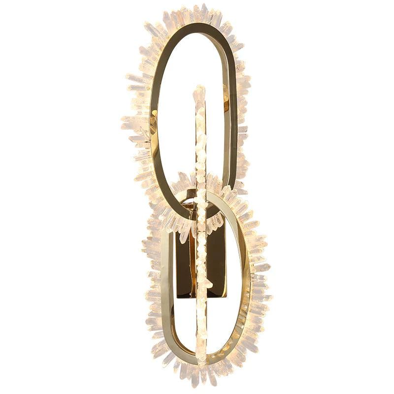 Rock Crystal Unique Modern Wall Sconce - thebelacan