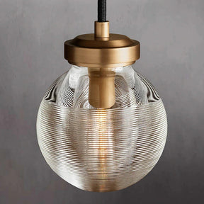 Rohini Pearl Glass Globe Pendant Light