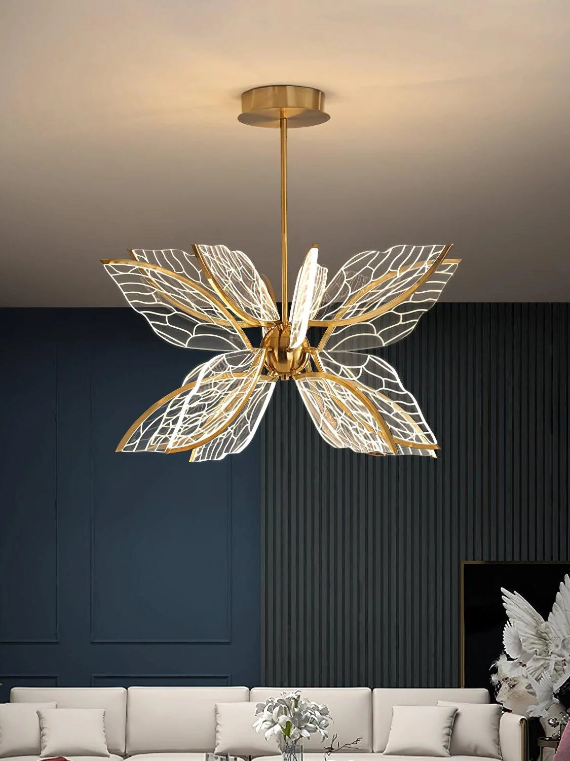 Olivialamps Tiffany Butterfly Chandelier