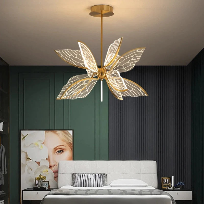 Olivialamps Tiffany Butterfly Chandelier