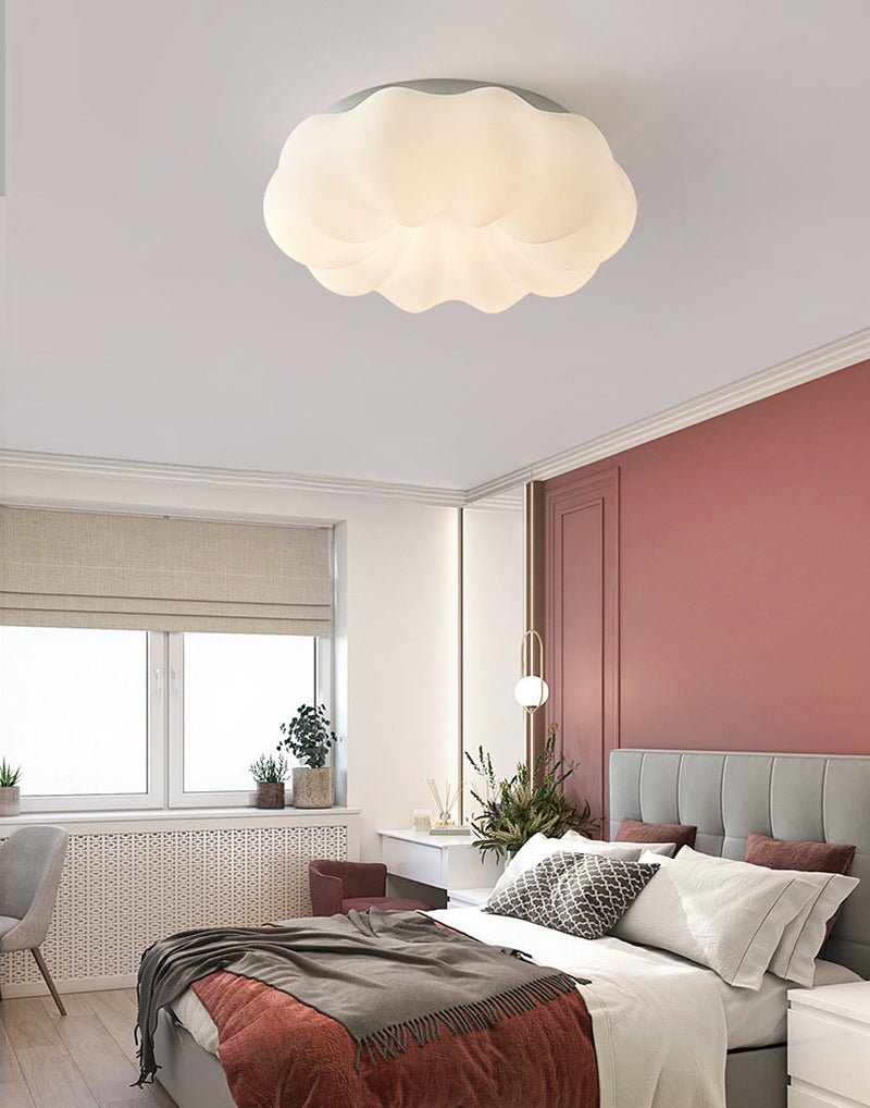 MIRODEMI® Cloud Pumpkin Shaped Drum Pendant Lamp for Children's Room image | luxury furniture | cloud shaped lamps
