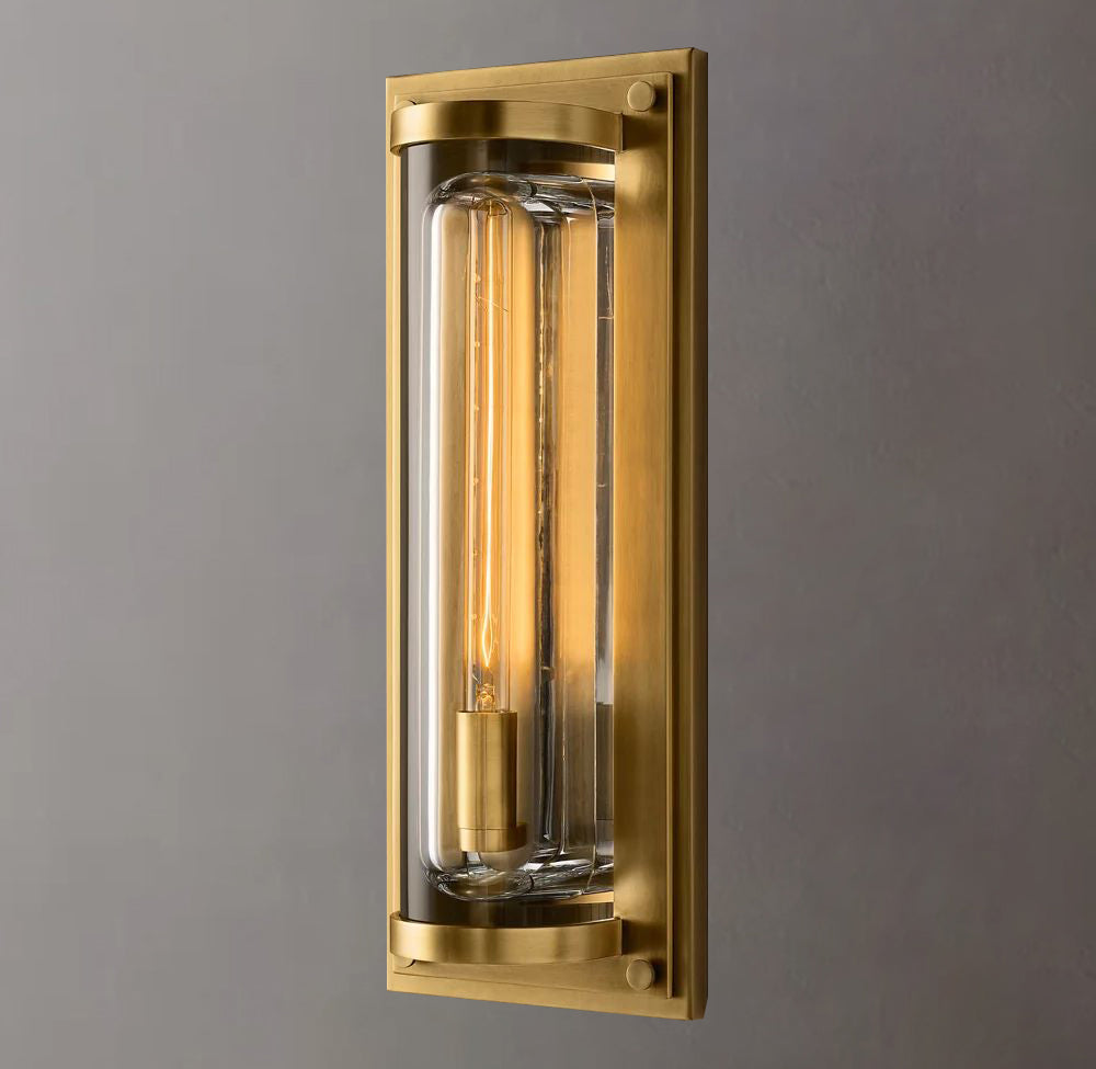 Luxury Crystal Glass Wall Sconce Savile Grand Round Wall Sconce