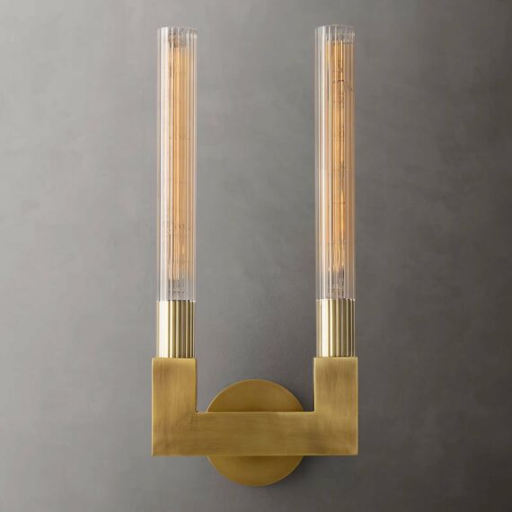 Cannel Double Wall Sconce